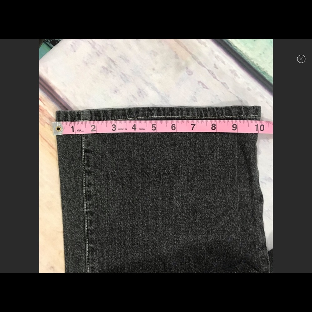WHBM  Gray Jeans.   Size 10R - Picture 5 of 5